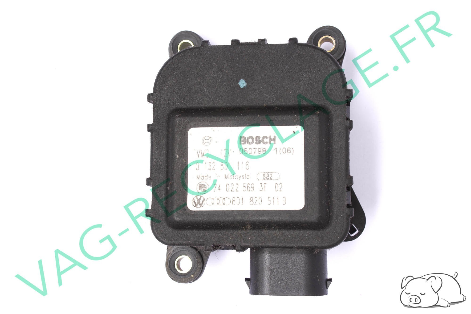 Moteur volet ventilation Bosch 8D1820511B Passat 5 B5 et Audi A4 B5 - Image 1