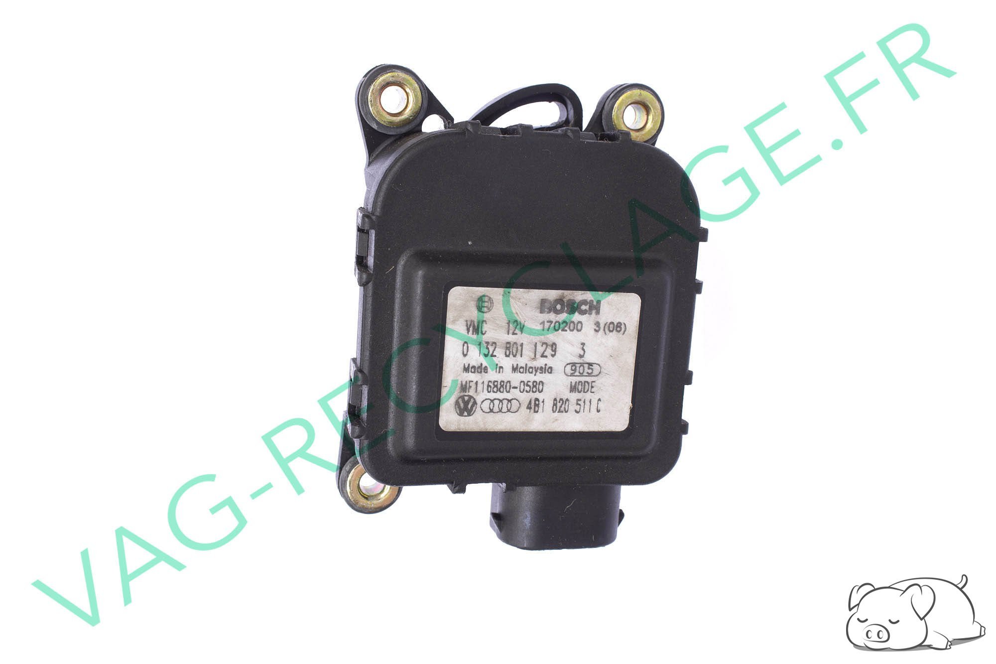 Moteur volet central ventilation 4B1820511C pour Audi A6 C5 Bosch 0132801129 - Image 1