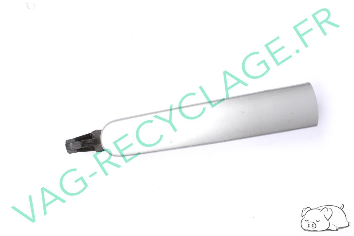 Poignée porte extérieure 3B0837207 Golf 4 Bora Lupo Passat Polo gris métallisé - Image 1