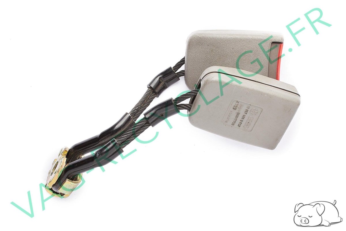Boucle ceinture de sécurité arrière 1J0857488B Golf 4 (gris) - Image 1