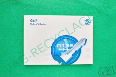 Notice d'utilisation Golf 3 berline et break 1996 - Image 1