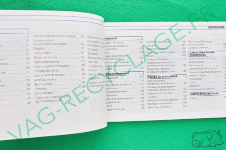 Notice d'utilisation Golf 3 berline et break 1996 - Image 3