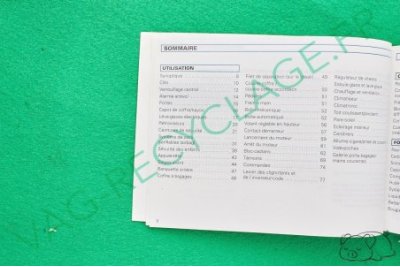 Notice d'utilisation Golf 3 berline et break 1996 - Image 4