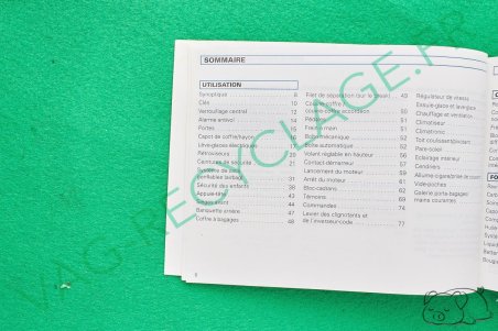 Notice d'utilisation Golf 3 berline et break 1996 - Image 4