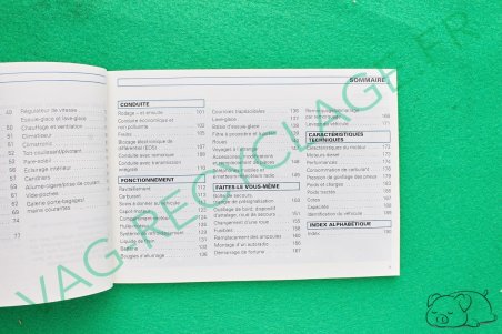 Notice d'utilisation Golf 3 berline et break 9715511H140 1996 - Image 3