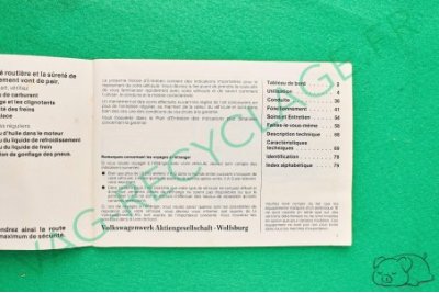 Notice d'utilisation Passat 2 B2 1983 - Image 3