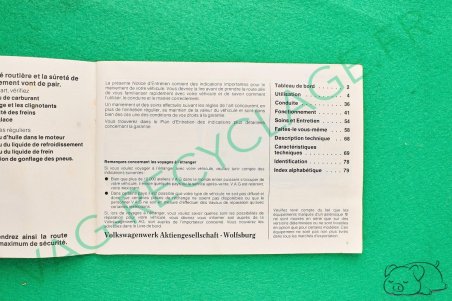 Notice d'utilisation Passat 2 B2 1983 - Image 3