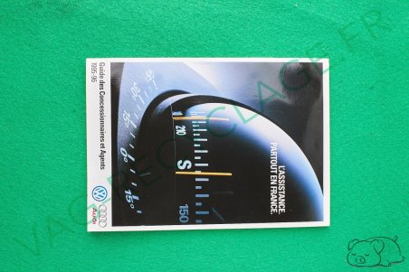 Guide des Concessionnaires et Agents France Volkswagen Audi 1995 1996 - Image 1