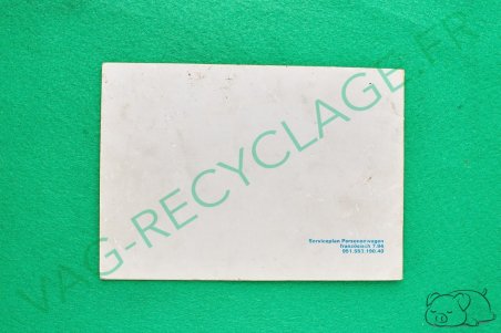 Plan d'entretien Volkswagen Polo 1994 (utilisé) - Image 2