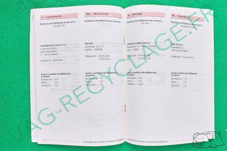 Guide d'assistance international Seat 2003 - Image 3