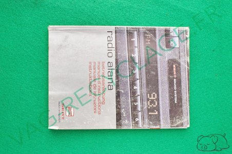 Notice Autoradio Alana Seat 2002 - Image 1