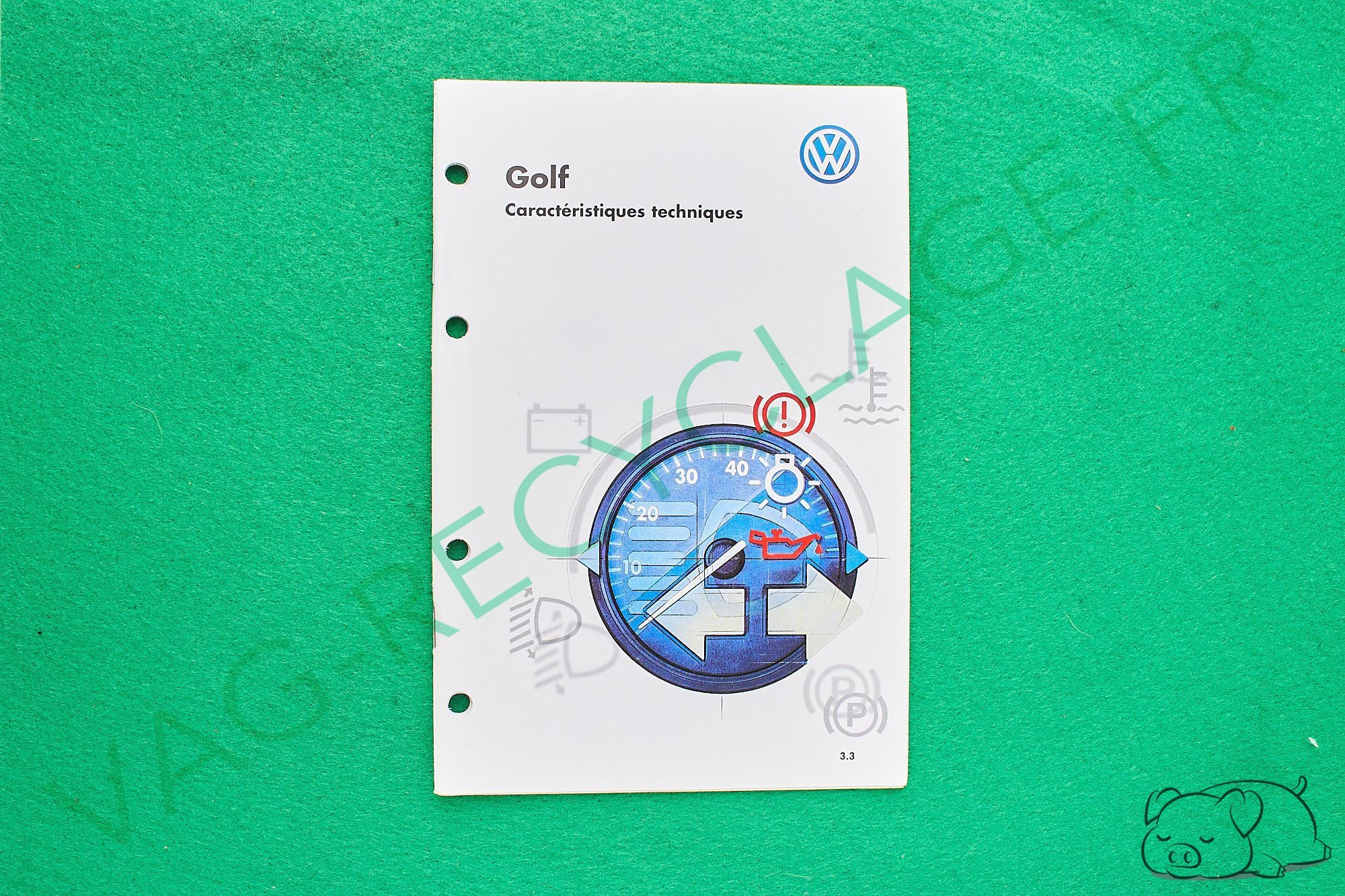 Caractéristiques techniques Golf 4 1999 - Image 1