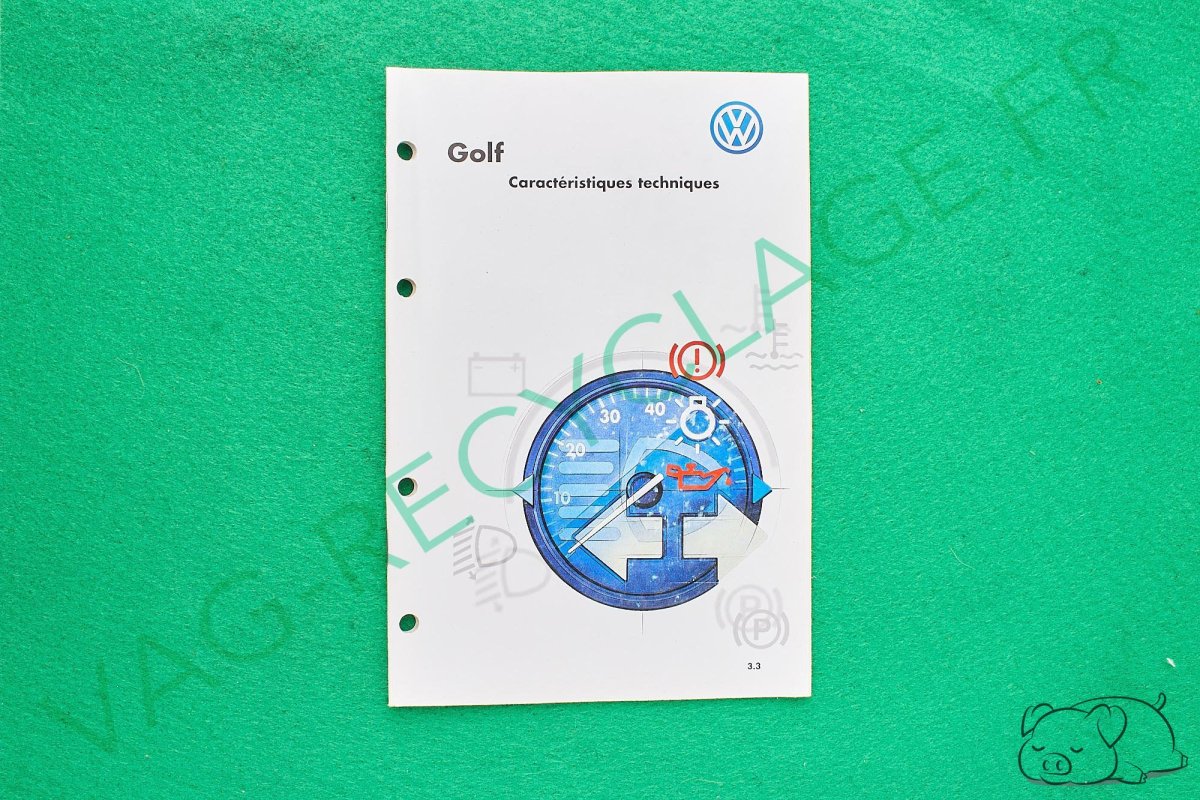 Caractéristiques techniques Golf 4 2000 - Image 1