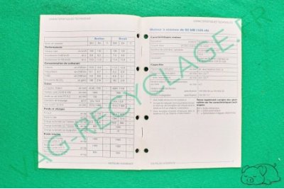 Caractéristiques techniques Golf 4 2000 - Image 3