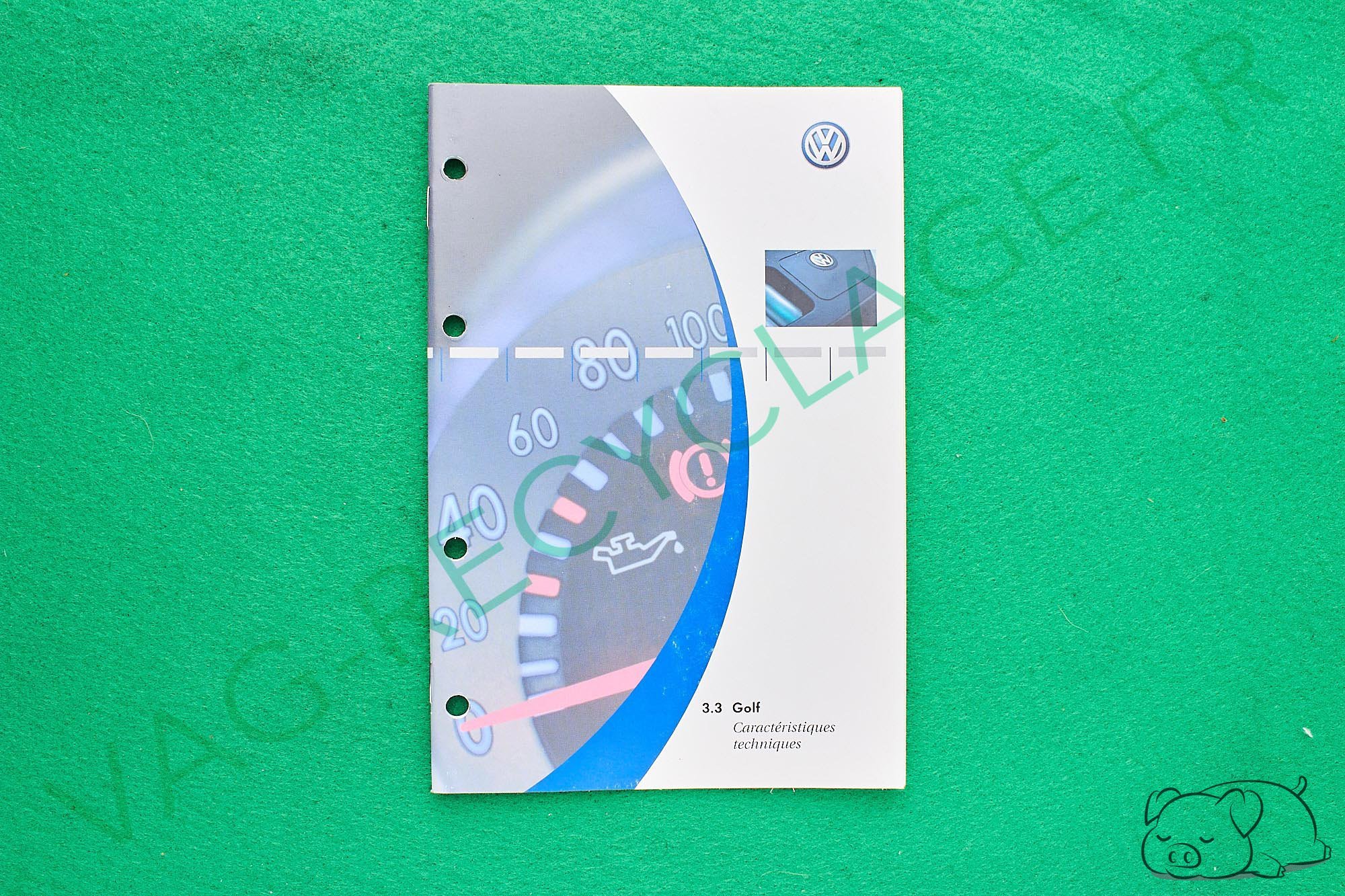 Caractéristiques techniques Golf 4 2001 - Image 1