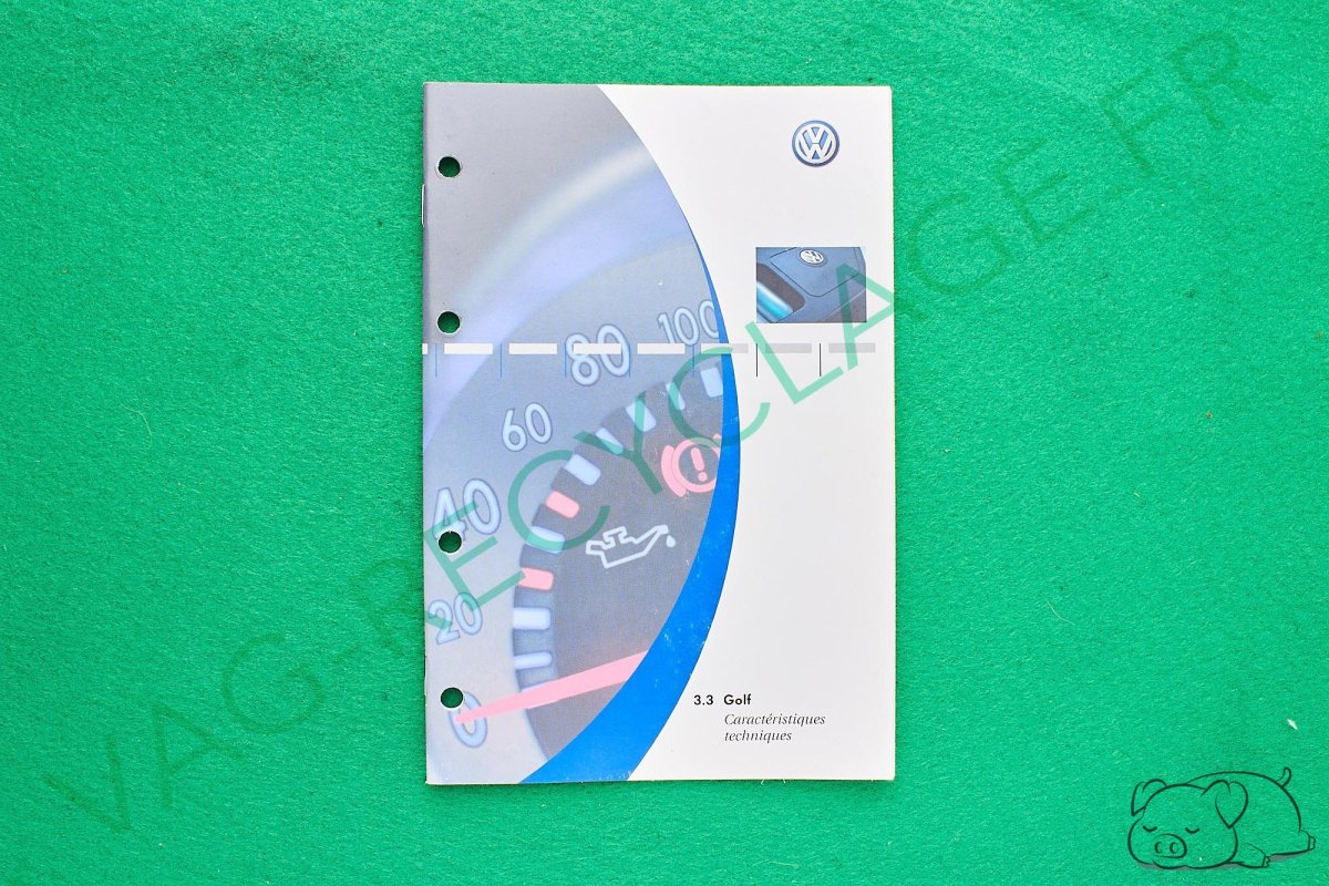 Caractéristiques techniques Golf 4 2001 - Image 1