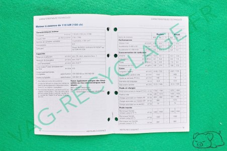 Caractéristiques techniques Golf 4 2001 - Image 3