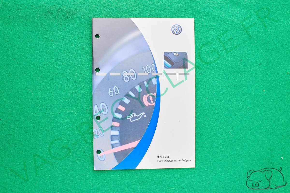 Caractéristiques techniques Golf 4 2002 - Image 1