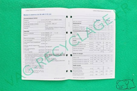 Caractéristiques techniques Golf 4 2002 - Image 3