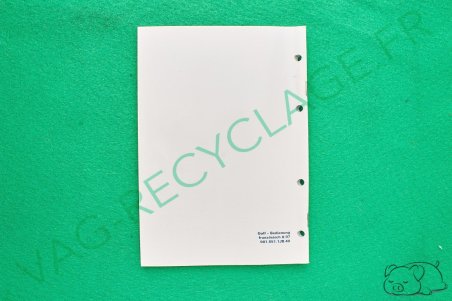 Notice d'utilisation Golf 4 1997 - Image 2