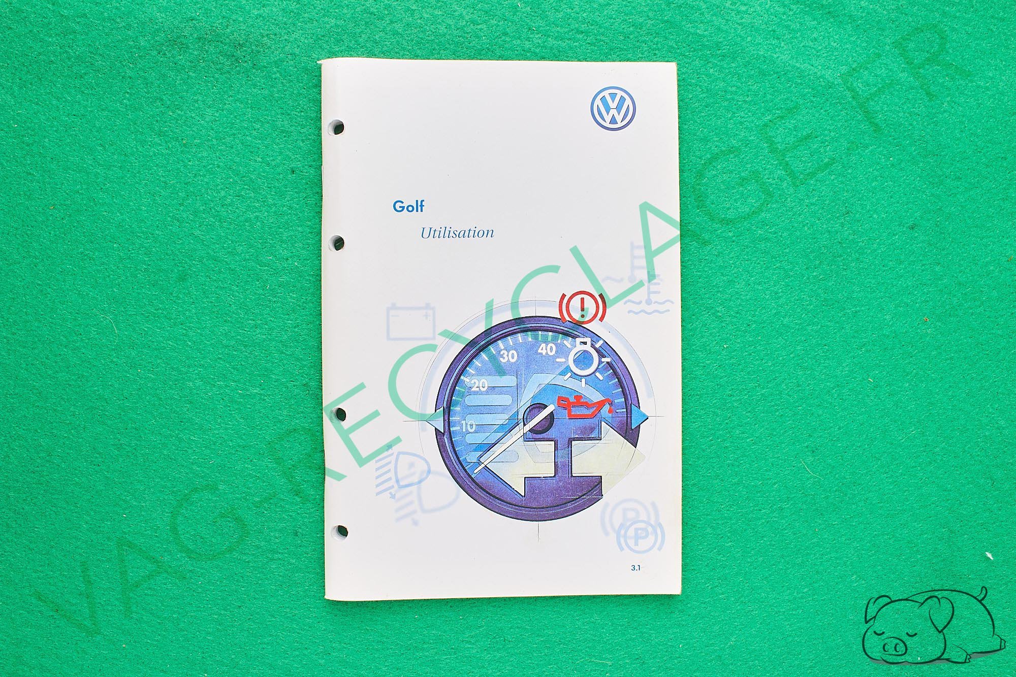 Notice d'utilisation Golf 4 1998 - Image 1