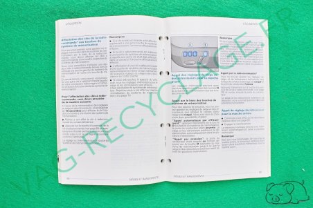 Notice d'utilisation Golf 4 1998 - Image 3