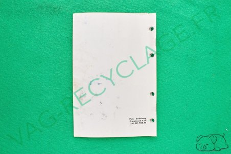 Notice d'utilisation Polo 3 Phase 2 6N2 1999 - Image 2