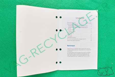 Notice d'utilisation changeur de cd et lecteur de cd Volkswagen - Image 3