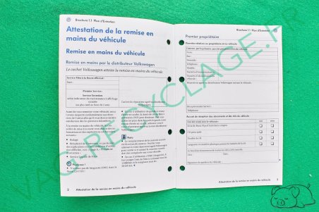 Plan d'entretien New Beetle Bora Passat Sharan Polo Golf Break Vierge - Image 3