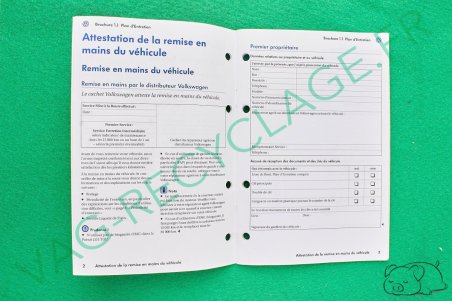 Plan d'entretien New Beetle Bora Passat Sharan Polo Golf Break Vierge 242553LLS4 - Image 3