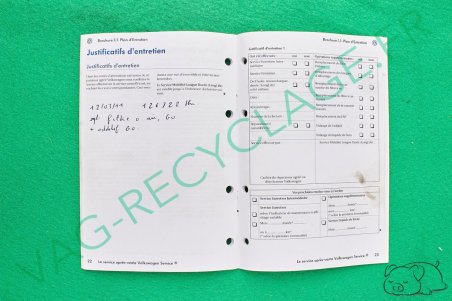 Plan d'entretien New Beetle Bora Passat Sharan Polo Golf Break Vierge 242553LLS4 - Image 4