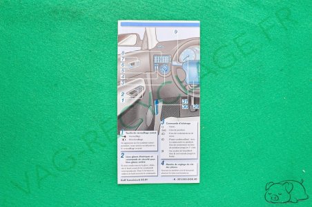 Notice abrégée Golf 4 Golf 4 break 221552GOK40 - Image 2