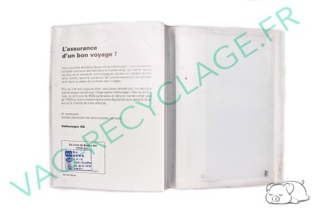 Pochette document de bord Volkswagen VAG Service Golf 3 - Image 3