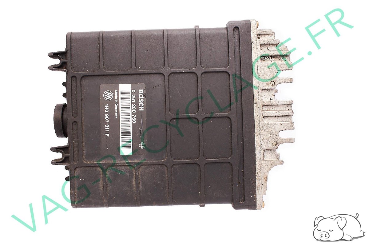 Calculateur moteur ecu Bosch 0261200760 1H0907311F Golf 3 Vento 1.8i 75cv AAM - Image 1