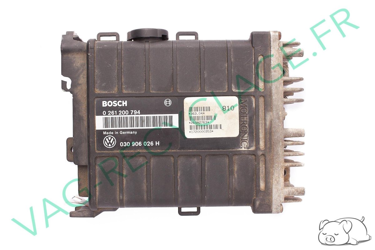 Calculateur moteur Bosch 0261200794 030906026A Polo 2 Phase 2 2F 1.0 45cv AAU - Image 1