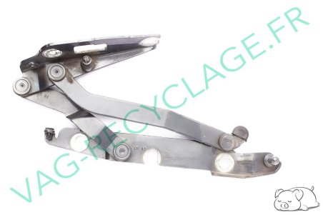 Charnière de coffre arrière droite 8E5827302C Audi A4 B6 B7 RS4 Gris foncé - Image 1