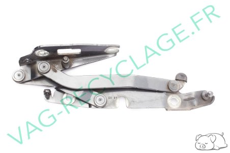 Charnière de coffre arrière droite 8E5827302C Audi A4 B6 B7 RS4 Gris foncé - Image 3