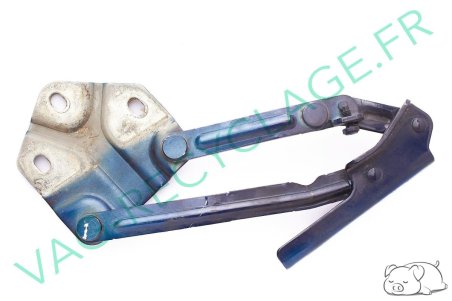 Charnière de capot moteur droite 1T0823302 pour Touran 1 phase 1 Bleu foncé - Image 2