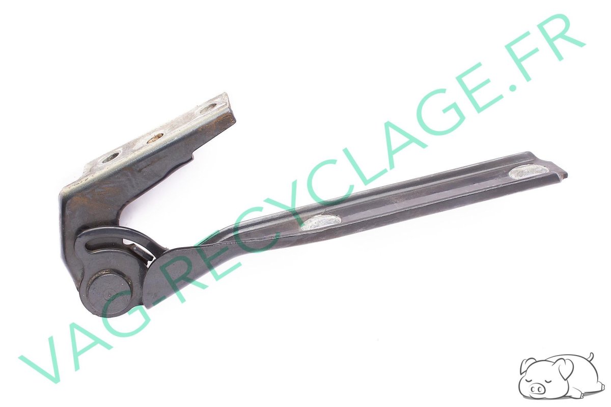 Charnière de capot moteur droite 3B0823302A Passat 5 B5 Gris Foncé - Image 1