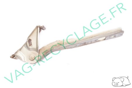 Charnière de capot moteur gauche 1J0823301 Golf 4 Bora Gris Clair - Image 2