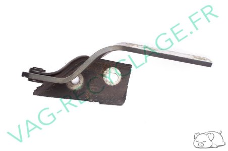 Charnière de capot moteur droite 1H0823302A Golf 3 Vento Gris Foncé - Image 1