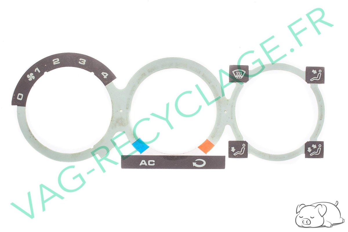 Fond pictogramme commande climatisation Vert Polo 3 Seat Ibiza 2 Cordoba Inca - Image 1