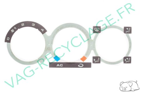 Fond pictogramme commande climatisation Vert Polo 3 Seat Ibiza 2 Cordoba Inca - Image 1