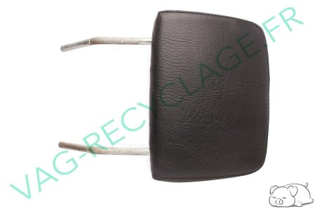 Appuie-tête siège avant noir Golf 1 GTI GLI après 1979 (chrome passé) - Image 2