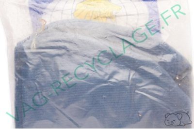 Housse appuie-tête tissu bleu 9640-19 Peugeot neuve NOS - Image 5