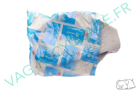 Housse appuie-tête tissu blanc et gris 00592242AT Talbot neuve NOS - Image 2