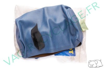 Housse appuie-tête similicuir bleu 9640-58 Peugeot neuve NOS - Image 3