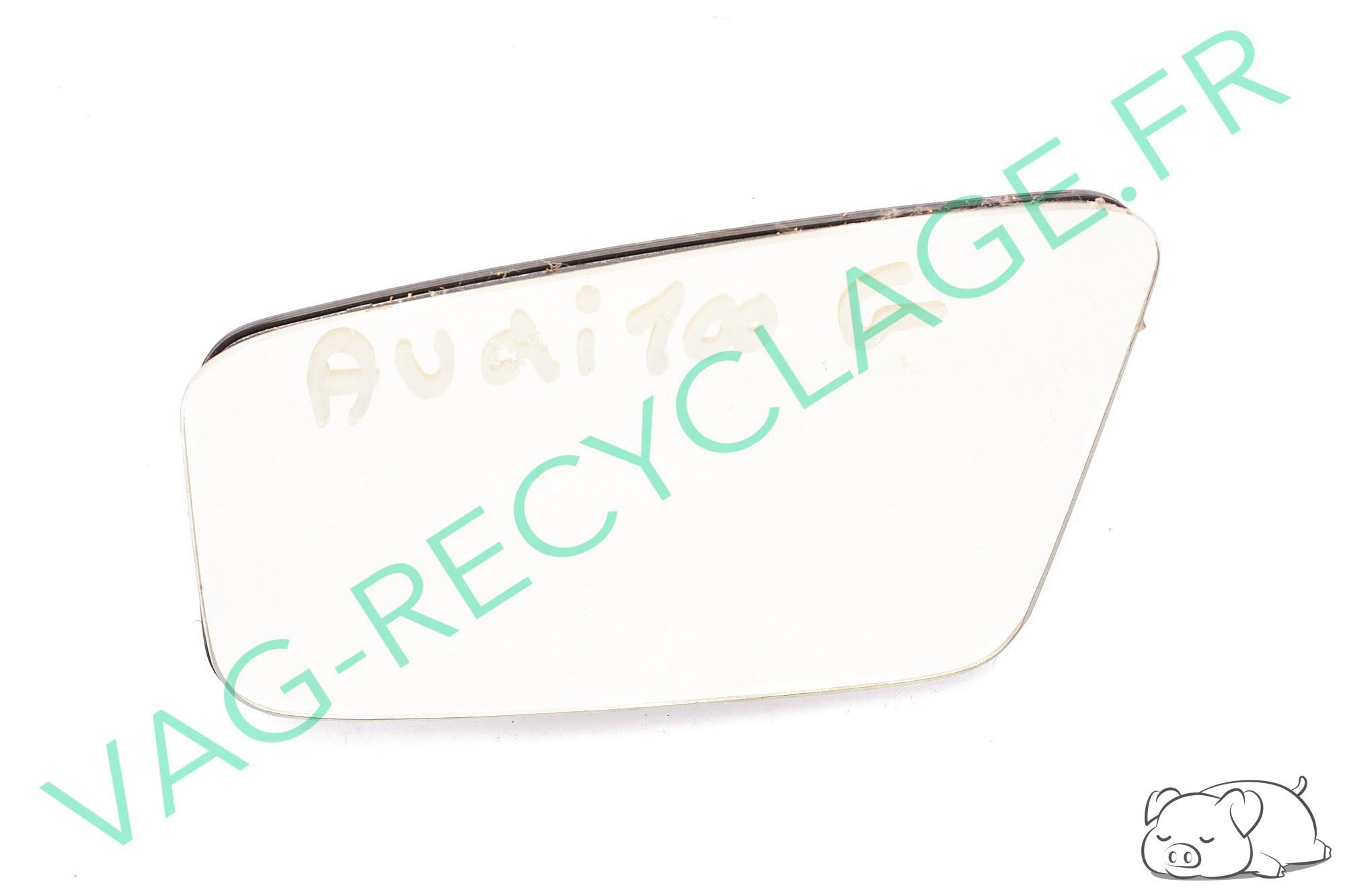 Miroir rétroviseur extérieur gauche 443857535L Audi 100 C3 Audi 200 C3 Blanc - Image 1