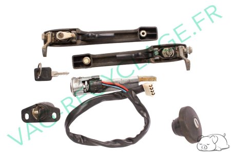 Ensemble serrure coffre + neiman + 2 poignées + bouchon essence Seat Ibiza 1 - Image 3