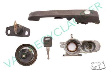 Ensemble serrure coffre + neiman + bouchon essence + poignée Seat Ibiza 1 1989 - Image 3